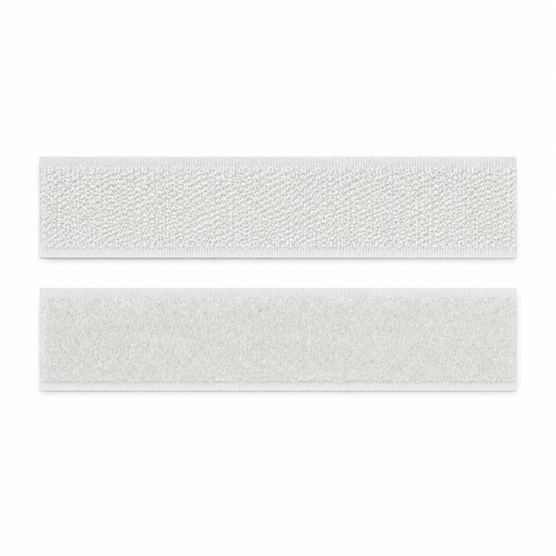 Velcro tape - hook and loop - self-adhesive white (w) Velcro tape - hook and loop - self-adhesive white (w)