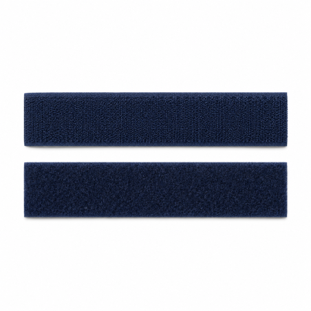 Velcro fastener - hook and plush - navy (w)