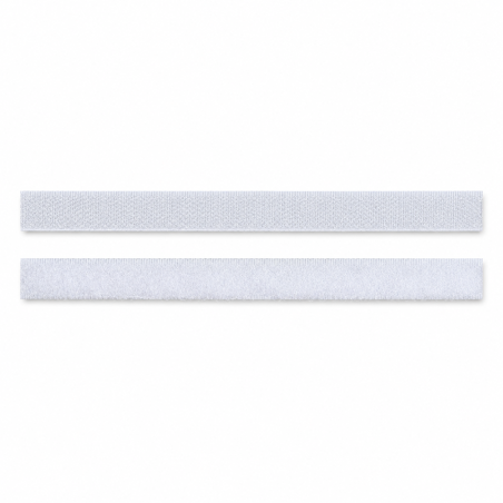 Hook and loop fastener - white 10mm (w)