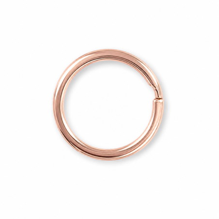 Schlüsselring rund roségold