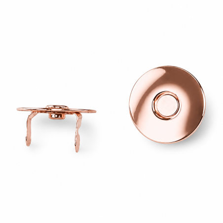 Magnetic button for insertion 18mm copper