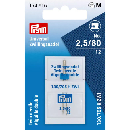 Prym Universal Zwillingsnadel 2,5mm