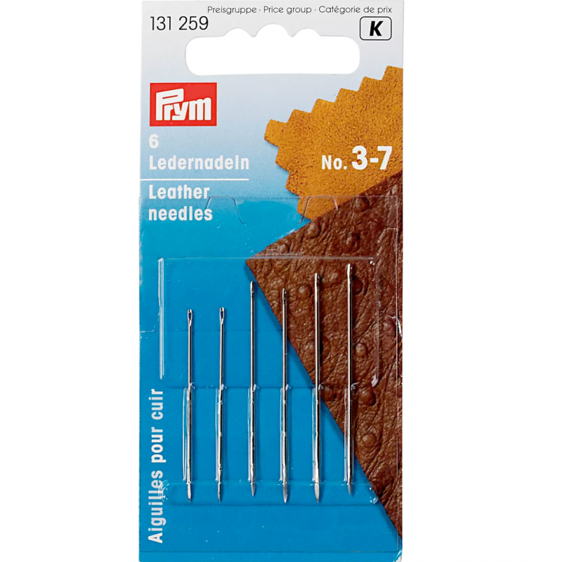 Prym leather needles no. 3-7 Prym leather needles no. 3-7