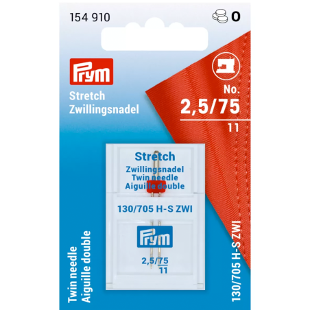 Prym Stretch twin needle 2.5mm