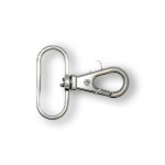 Karabiner 32mm silber oval