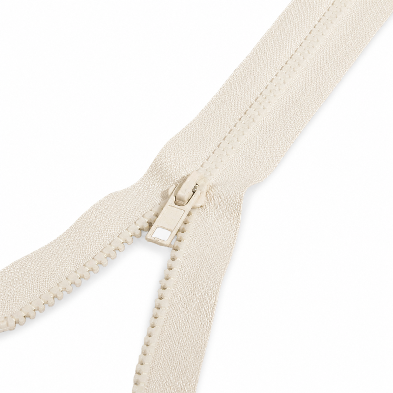 Jacket zipper - off-white (st841) Jacket zipper - off-white (st841)