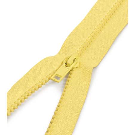 Fermeture éclair de la veste - jaune clair (st503)