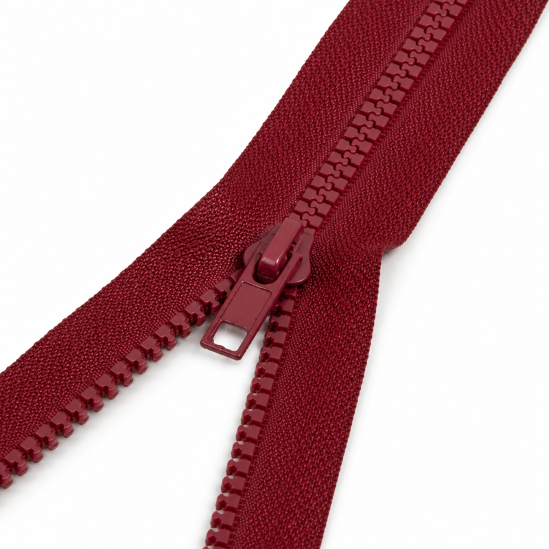 Jacket zipper - dark red (st520) Jacket zipper - dark red (st520)