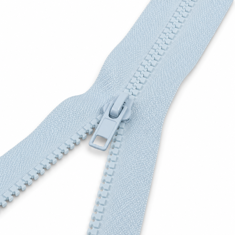 Jacket zipper - light blue (st542) Jacket zipper - light blue (st542)