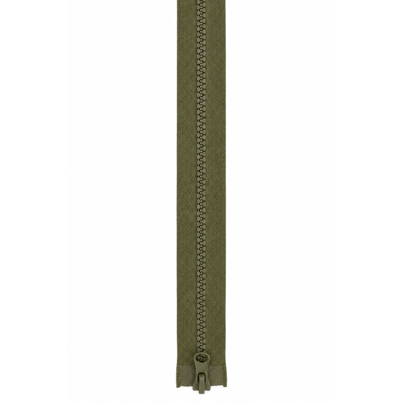 2-way jacket zipper - khaki (st566)