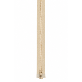 2-way jacket zipper - light beige (st573)