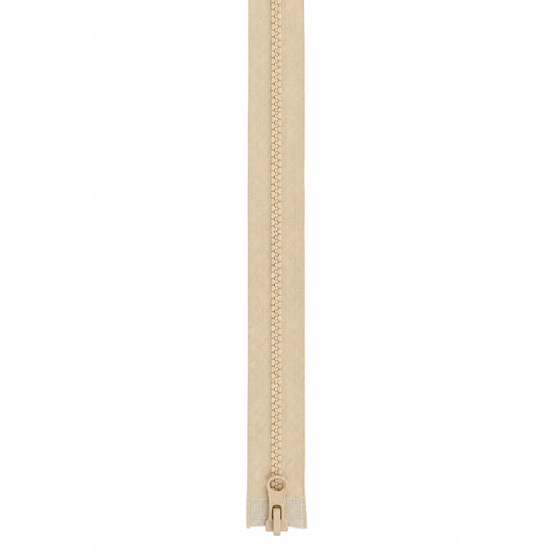 Fermeture éclair à double sens pour veste - beige clair (st573) Fermeture éclair à double sens pour veste - beige clair (st573)