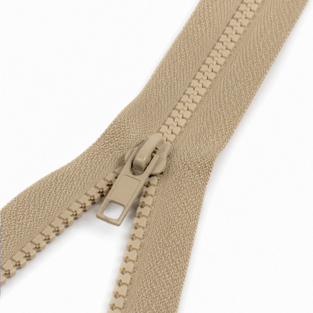 Fermeture éclair de veste - beige (st573)