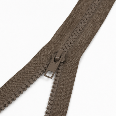 Jacket zipper - light brown (st563)