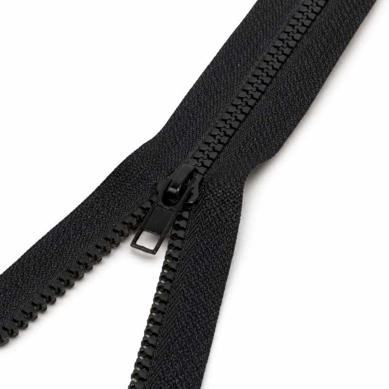 Jacket zipper - black (st580) Jacket zipper - black (st580)
