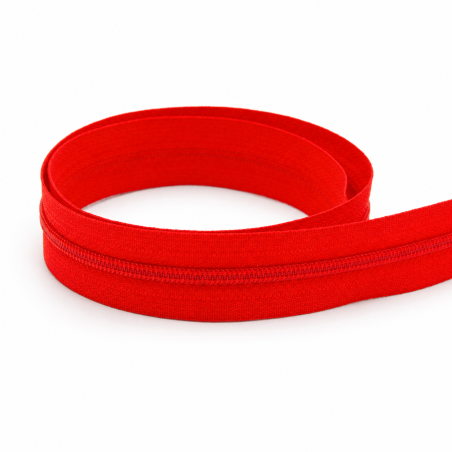 Continuous zipper YKK 5mm fire red 820