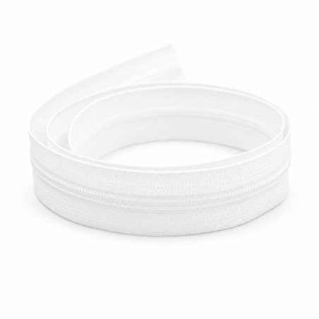 Fermeture éclair sans fin YKK 3 mm blanche 501