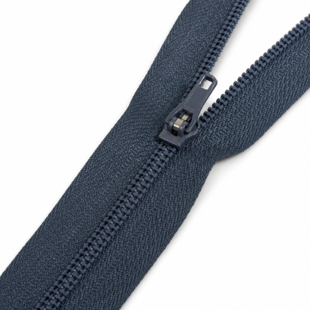 Zipper 15cm navy (st)