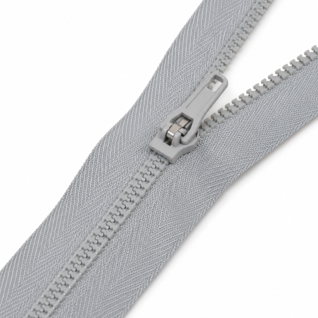 Fermeture éclair grise 15 cm (st181)