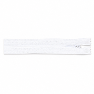 Fermeture éclair invisible - 40 cm - blanche (009)