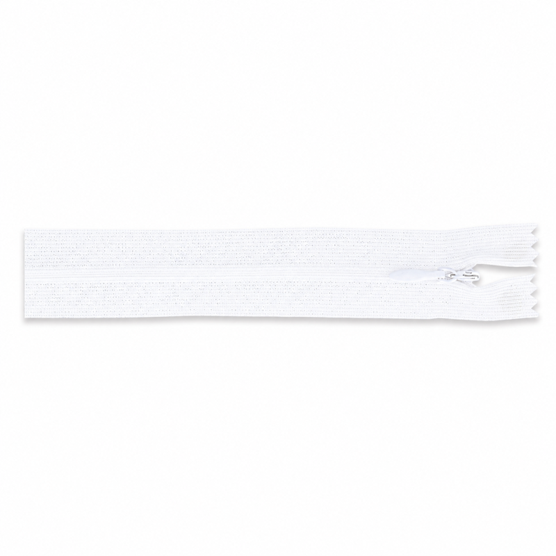 Invisible zipper - 40cm - white (009) Invisible zipper - 40cm - white (009)
