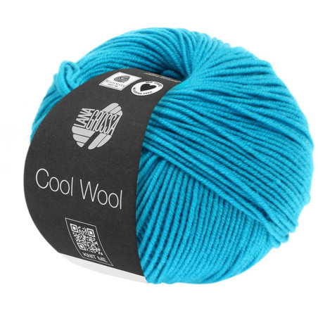 Lana Grossa - Cool Wool bleu turquoise (502)