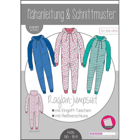 Ki-Ba-Doo Kinder Raglan Jumpsuit