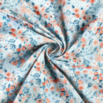 Bio-Baumwolle - Mona Luna Midnight Flora hellblau Bio-Baumwolle - Mona Luna Midnight Flora hellblau