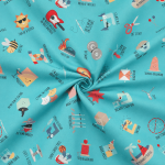 Riley Blake - Sew Chatty dark mint Riley Blake - Sew Chatty dark mint