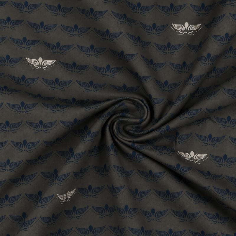 Cotton - Aviator wings dark grey Cotton - Aviator wings dark grey