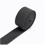 Bag strap 25mm - anthracite (a) Bag strap 25mm - anthracite (a)
