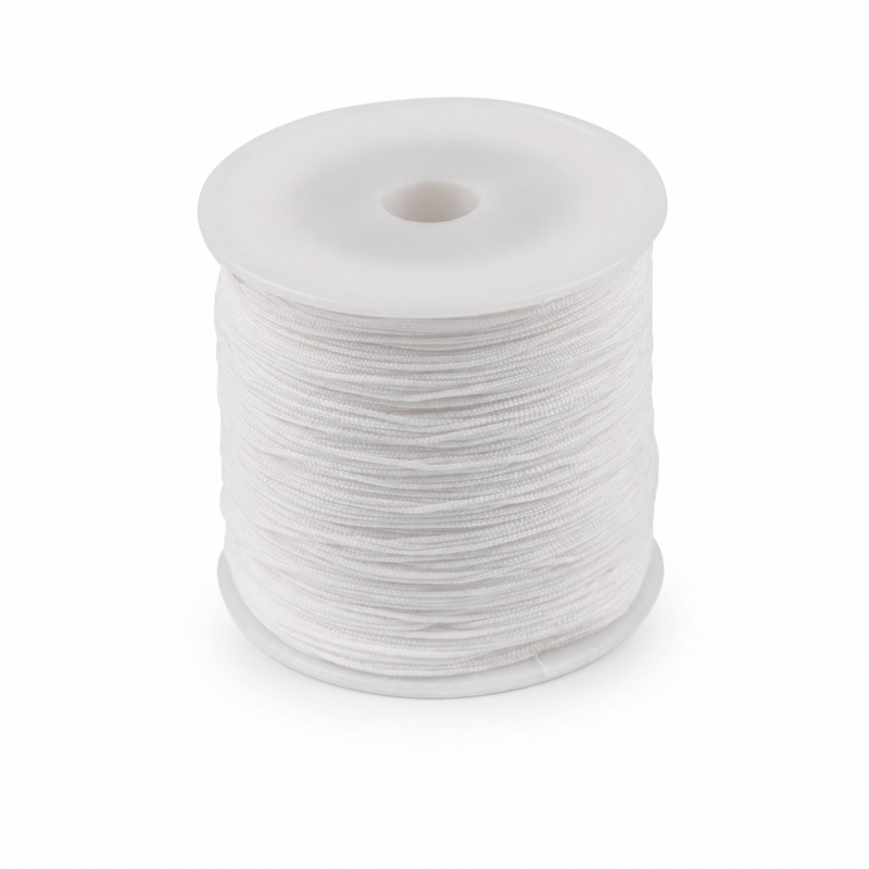PES Schnur - 0.8mm weiss PES Schnur - 0.8mm weiss