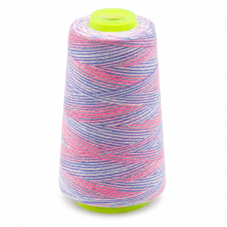 Overlock Konen multicolore rose/bleu (Q112)