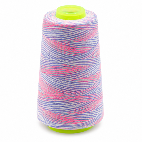 Overlock Konen multicolore rose/bleu (Q112)