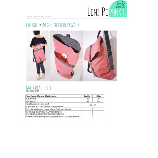 Leni pepunkt - Messenger Backpack