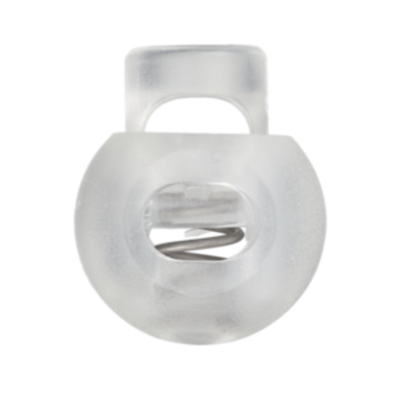 Bouchon de cordon rond 20mm transparent