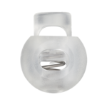 Arrêt de cordon rond 20 mm transparent