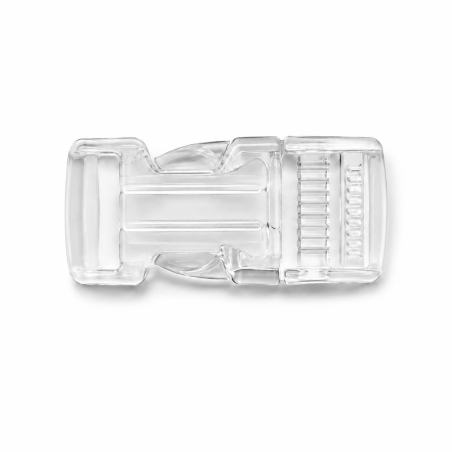 Kunststoff Steckschnalle - 25mm transparent