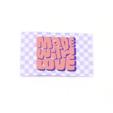 XXL Woven Label - Made with Love