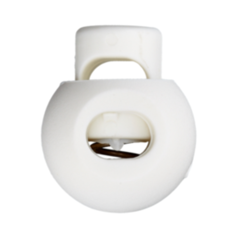 Bouchon de cordon rond 20mm blanc