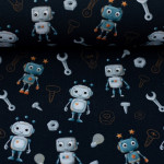 Jersey - Hello Robot! navy by Mrs Mint Jersey - Hello Robot! navy by Mrs Mint