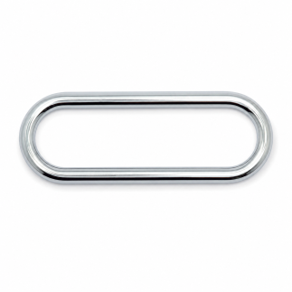 Ovalring 40mm silber