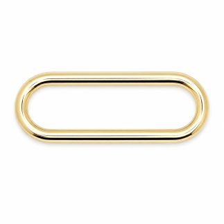 Ovalring 40mm gold