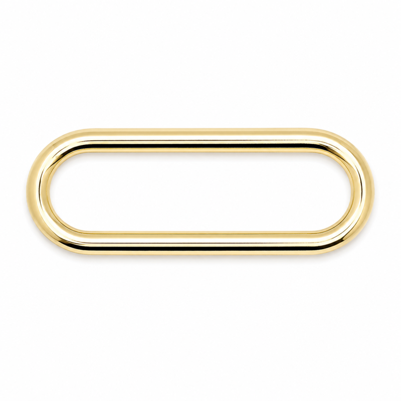 Ovalring 40mm gold Ovalring 40mm gold