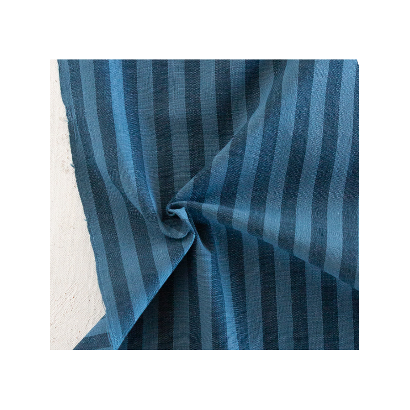 Cotton - Sun stripes blue Cotton - Sun stripes blue