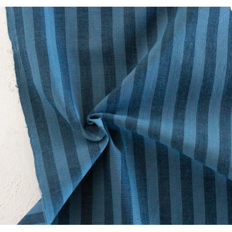 Cotton - Sun stripes blue