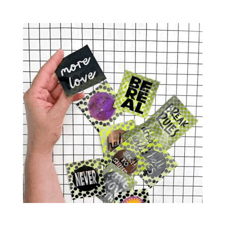 Flippatch 7x7cm - Sayings