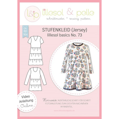 lillesol basics No.73 Stufenkleid Jersey