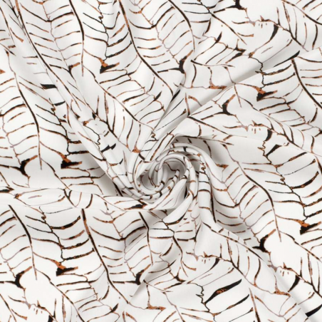 Draps viscose - blanc cassé 54 cm