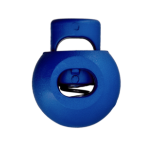 Arrêt de cordon rond 20 mm bleu roi